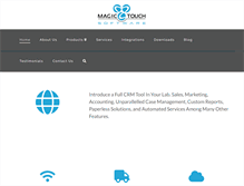 Tablet Screenshot of magictouchsoftware.com